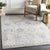 Geelbroek Traditional Bright Blue Area Rug