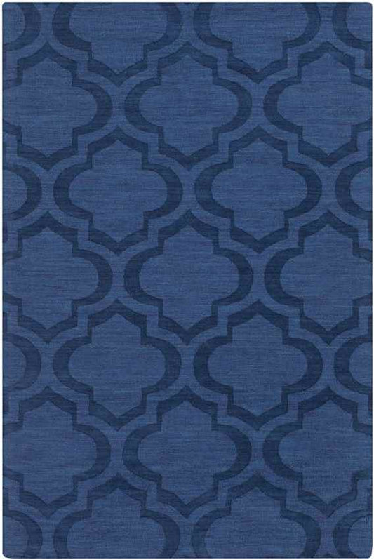 Bergerac Modern Dark Blue Area Rug
