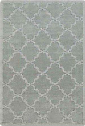Ermont Modern Ice Blue Area Rug