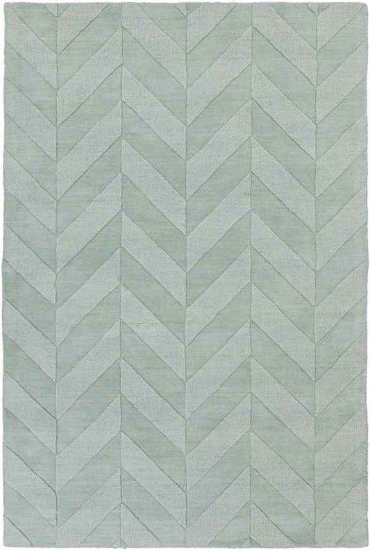 Menton Modern Ice Blue Area Rug