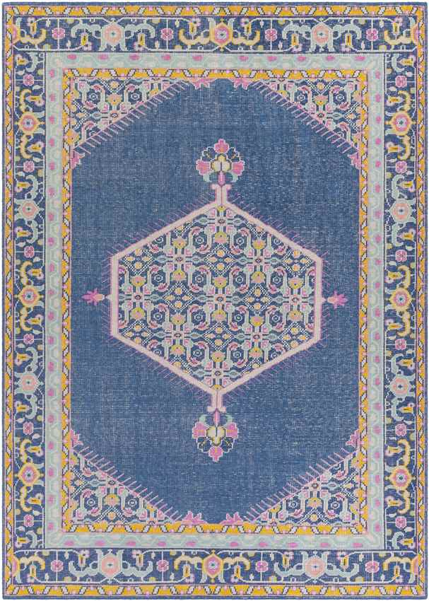 Lieving Traditional Navy Area Rug