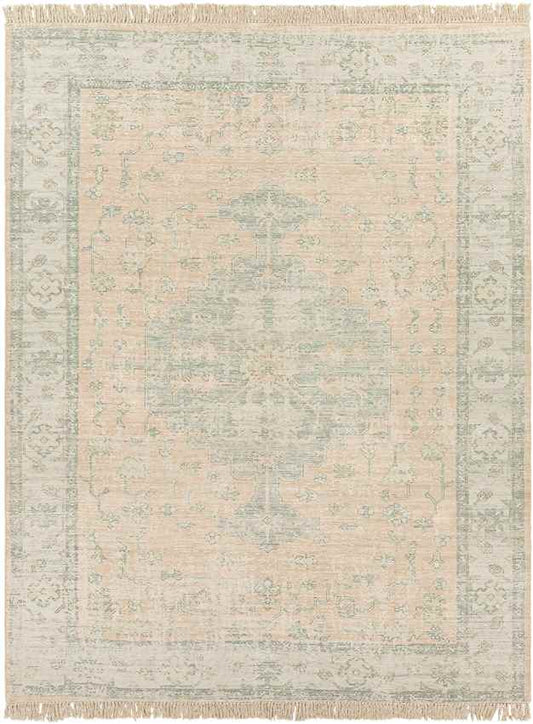 Wittelte Traditional Camel Area Rug