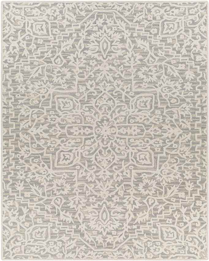 Normanton Traditional Taupe Area Rug