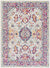 Anneburen Traditional Bright Pink Area Rug