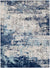 Bornwird Modern Dark Blue Area Rug