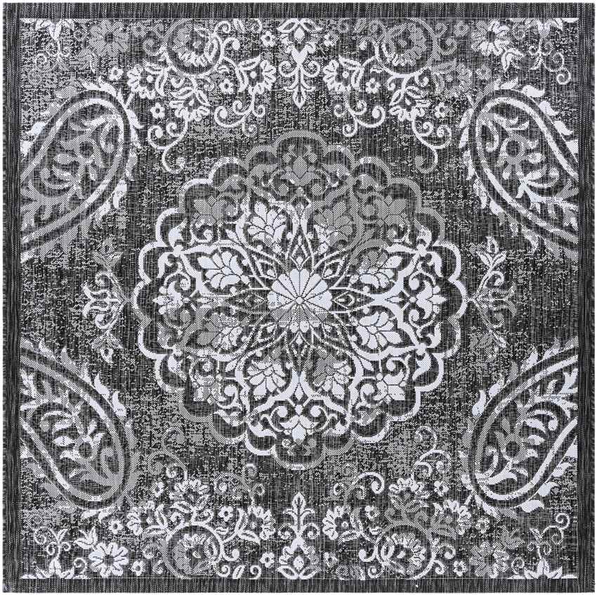 Honderd Traditional Charcoal Area Rug