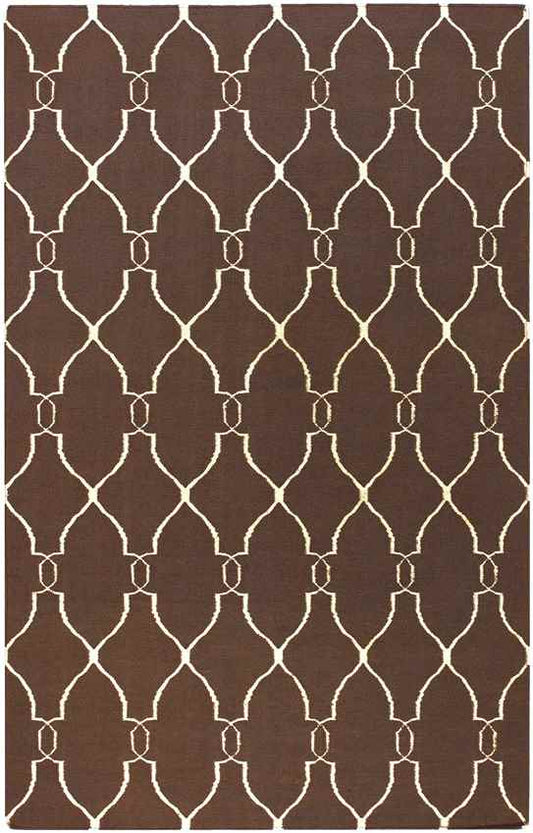 Hendon Modern Dark Brown Area Rug