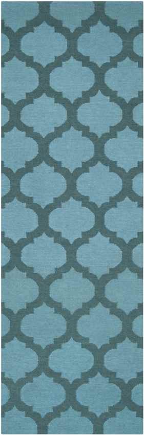 Wigton Transitional Teal Area Rug