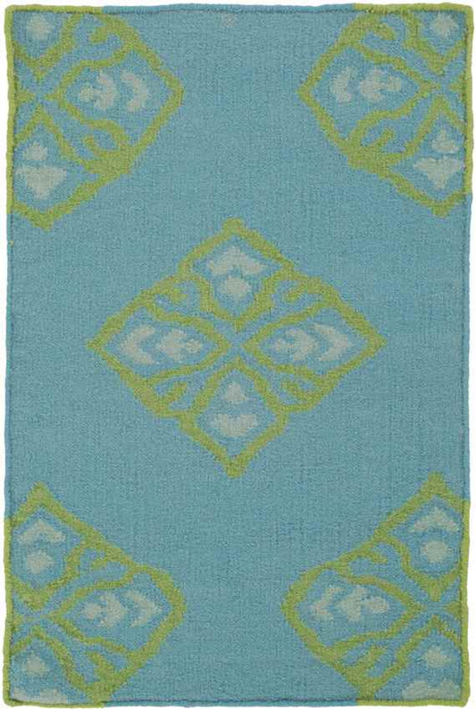 Sellingen Modern Teal Area Rug