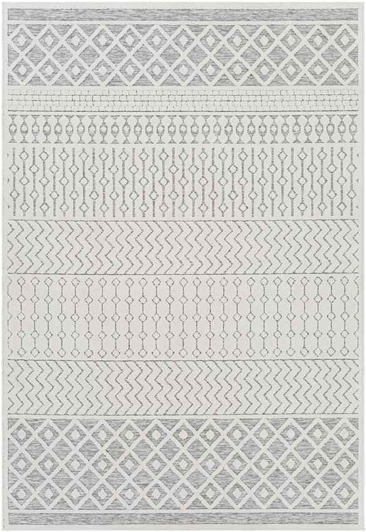 Telgt Global Medium Gray Area Rug