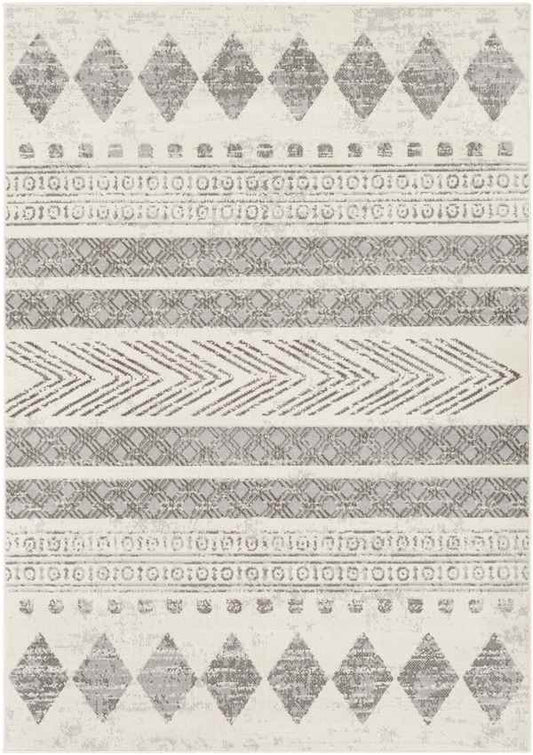 Oosseld Global Light Gray Area Rug