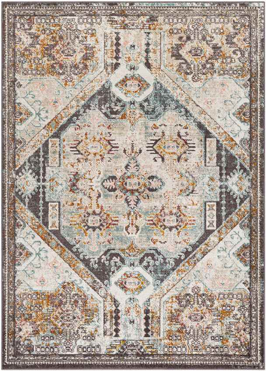 Heemskerk Traditional Pale Pink Area Rug