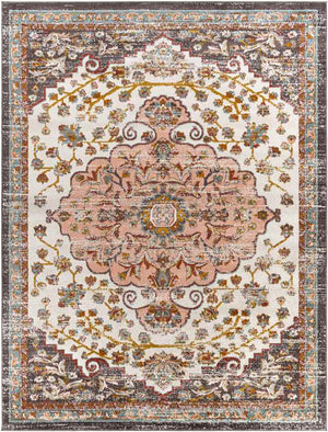 Hensbroek Traditional Brick Area Rug