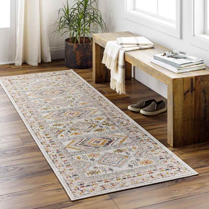 Hollebalg Traditional Brick Area Rug - Timeless Elegance