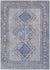 Limmen Traditional Navy Washable Area Rug