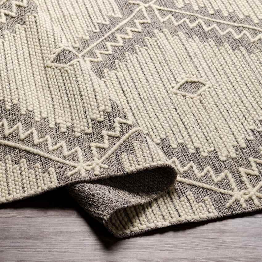 Maryport Global Medium Grey Area Rug