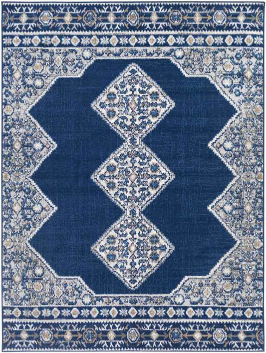 Berg Traditional Blue Area Rug