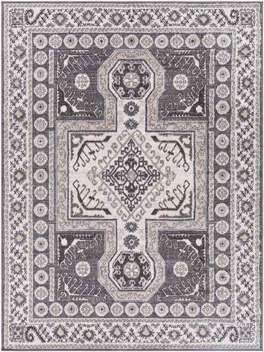 Beukelaar Traditional Grey Area Rug