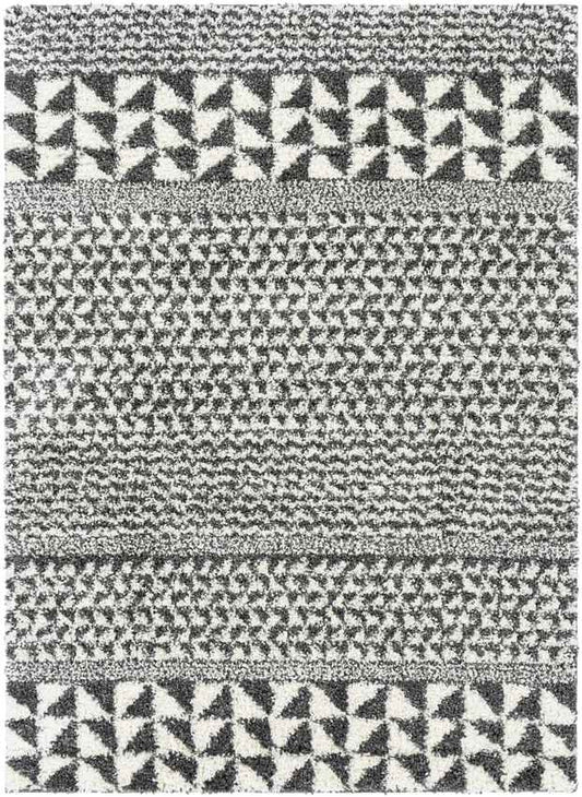 Gewande Global Charcoal Area Rug