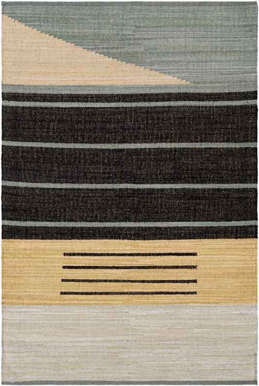 Hoefkens Modern Black Area Rug