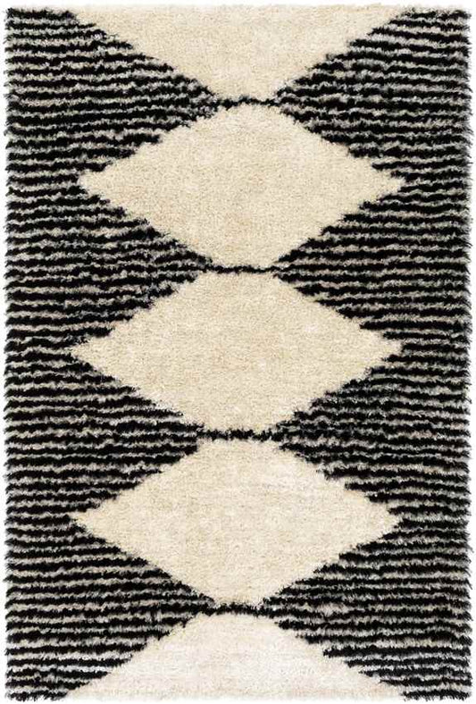 Kantje Modern Black Area Rug