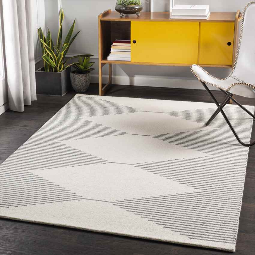 Kerkhof Modern Charcoal Area Rug