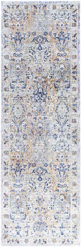 Liempde Traditional Dark Blue Area Rug