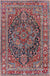 Linden Traditional Bright Red Area Rug