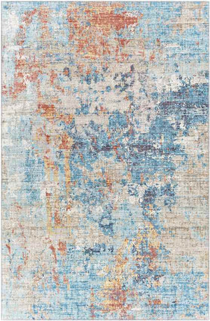 Lithoijen Modern Teal Area Rug