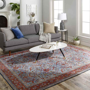 Looieind Traditional Red Area Rug