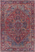 Looneind Traditional Dark Red Area Rug