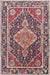 Maashees Traditional Red Area Rug