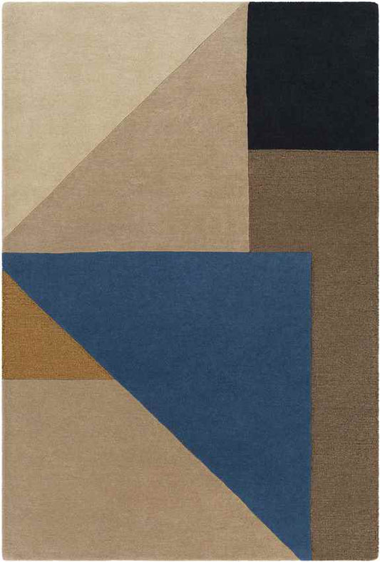 Netersel Modern Denim Area Rug