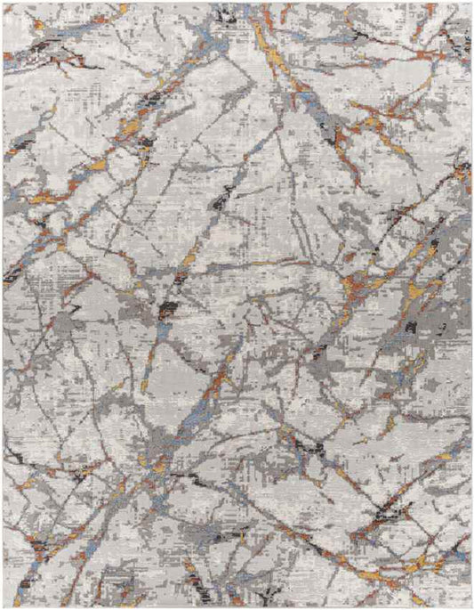 Leola Modern Light Gray Area Rug