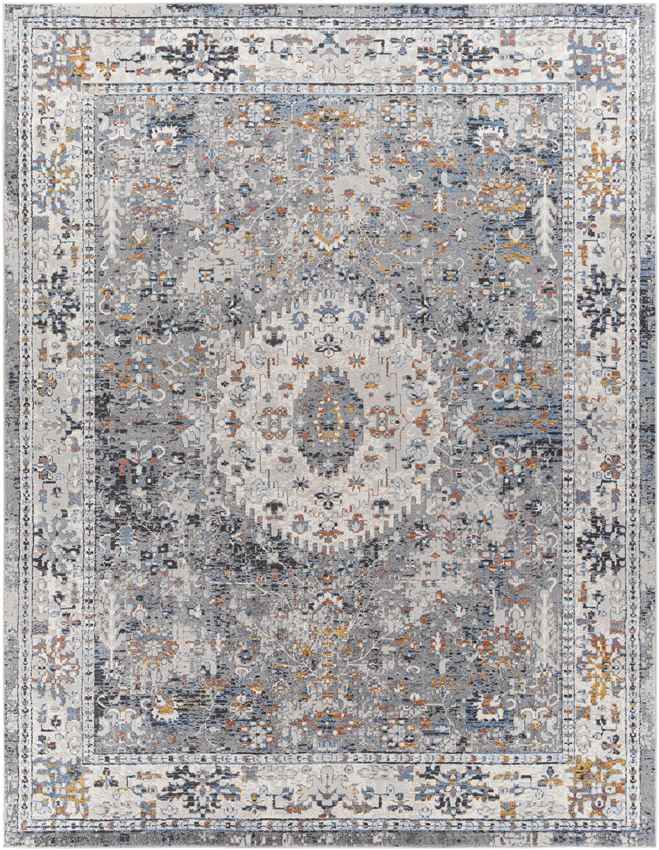 Letona Traditional Light Gray Area Rug