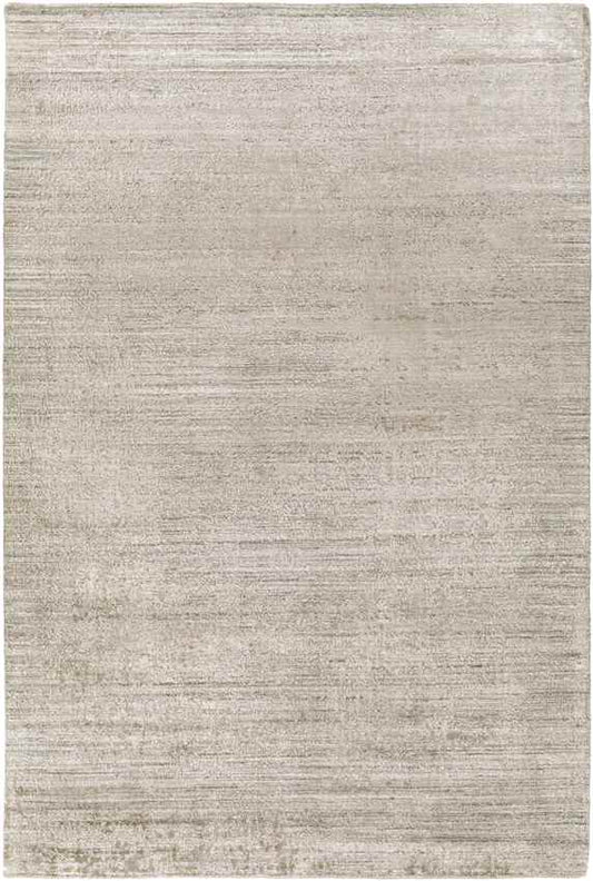 Roond Modern Medium Gray Area Rug