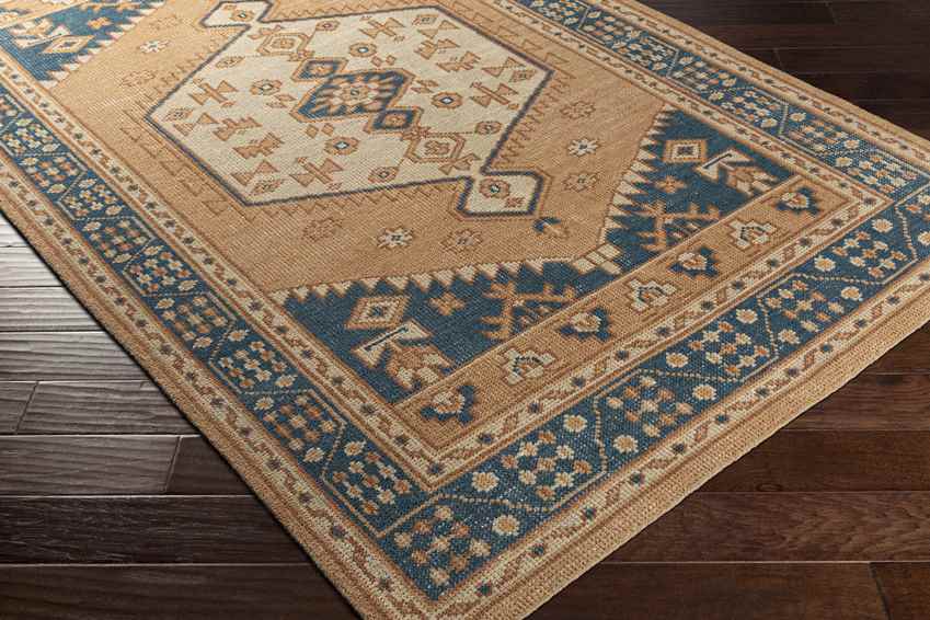 Veen Traditional Burnt Orange Area Rug