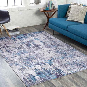 Zondveld Modern Blue Area Rug