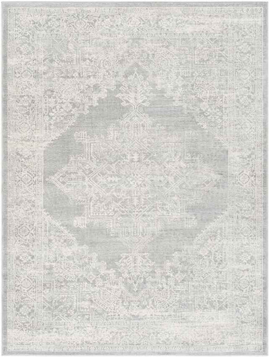 Ulvend Traditional Grey Area Rug