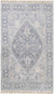 Delfzijl Traditional Pale Blue Area Rug