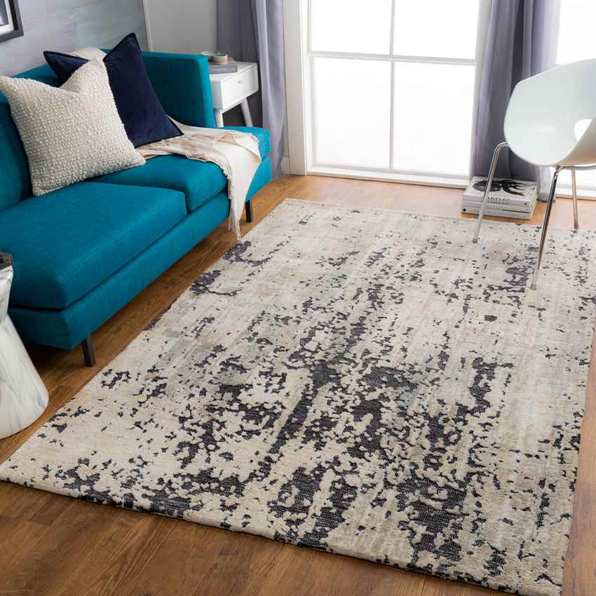 Garnwerd Modern Grey Area Rug