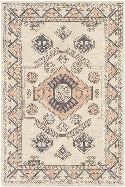 Korhorn Traditional Camel Area Rug