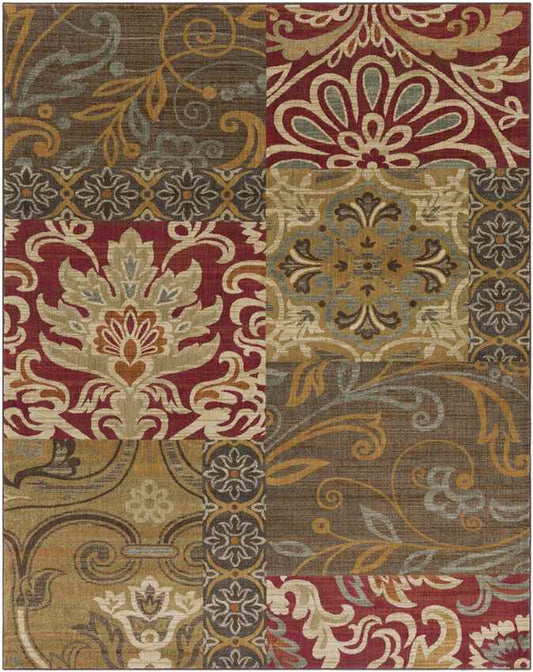 Velswijk Cottage Garnet Area Rug