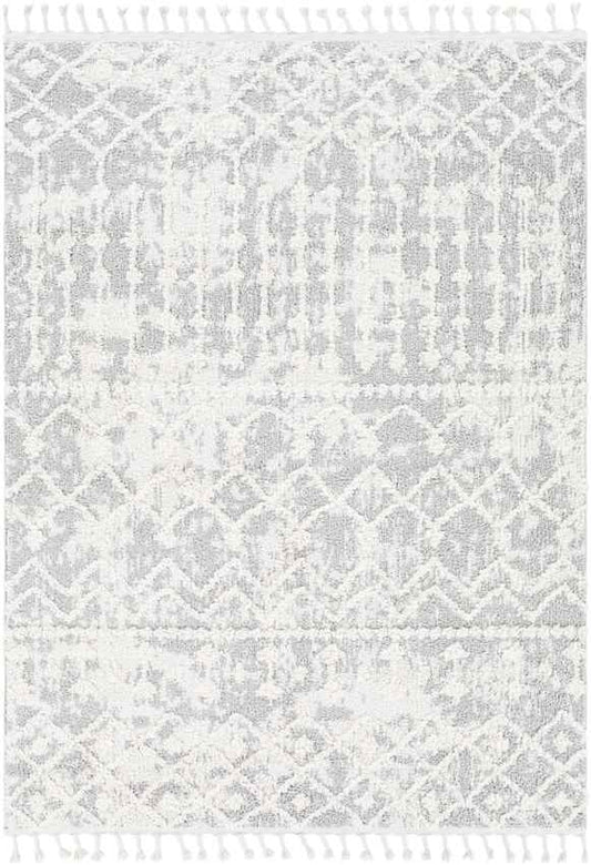Rocky Ripple Global Light Gray Area Rug