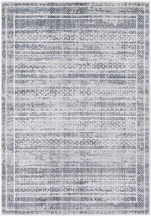 North Henderson Traditional Silver Gray Area Rug