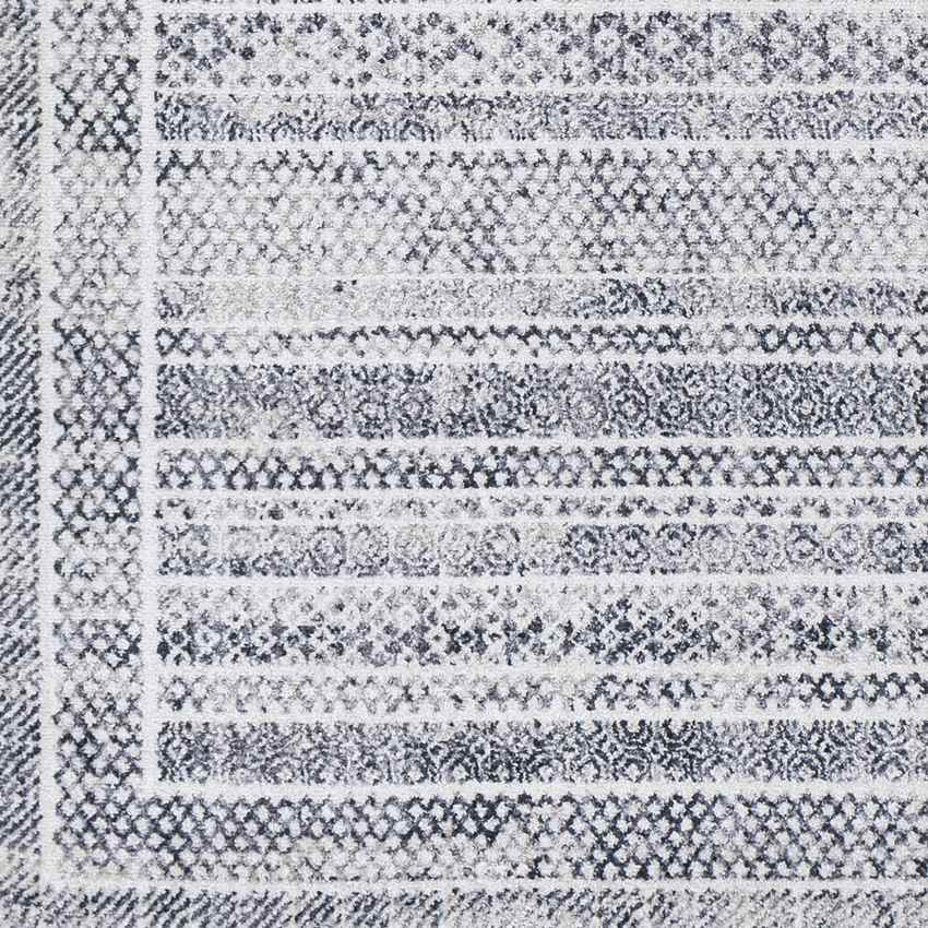 North Henderson Traditional Silver Gray Area Rug