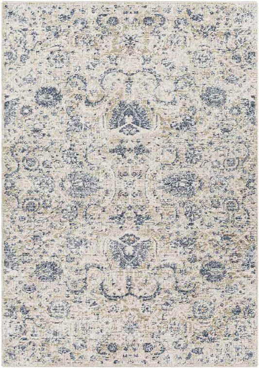 Cannelton Traditional Cream Area Rug