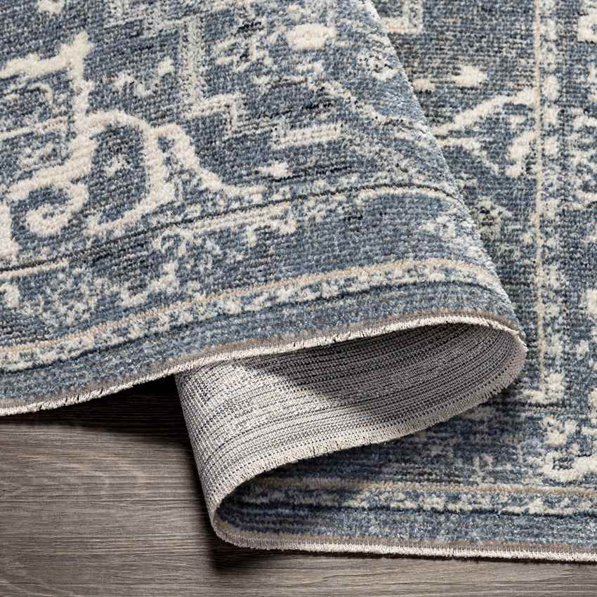Jay Traditional Dark Blue Area Rug