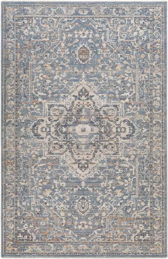 Jay Traditional Dark Teal Area Rug