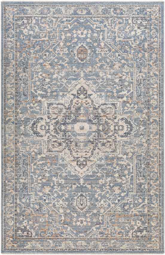 Jay Traditional Dark Teal Area Rug